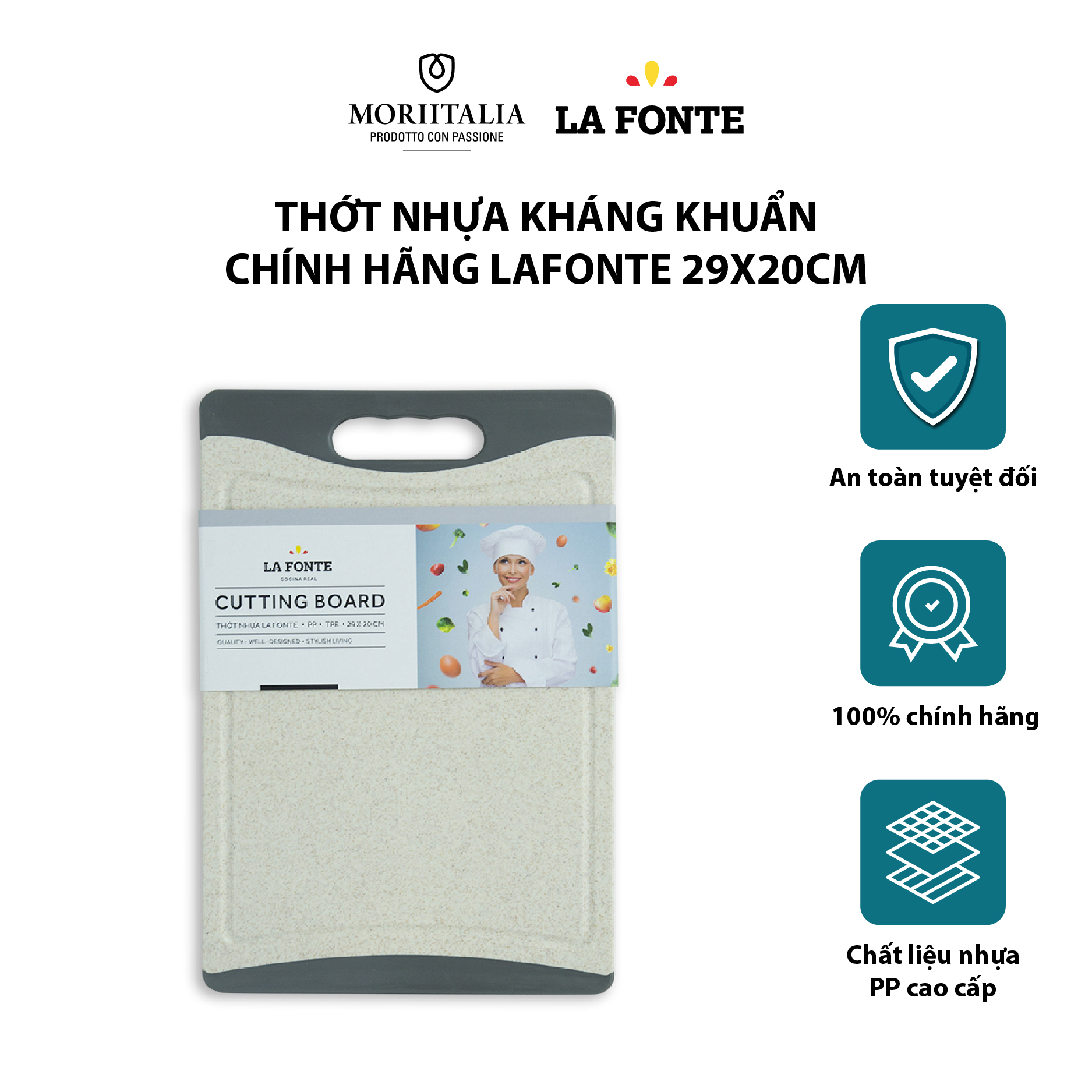 Thớt Nhựa La Fonte 180404