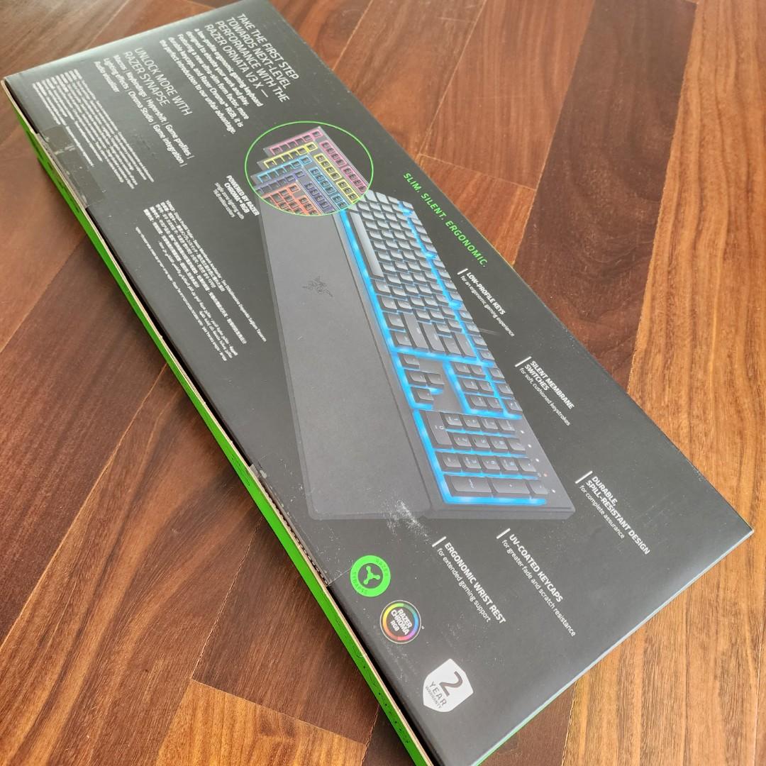 Bàn phím Razer Ornata V3 X-Low Profile Gaming Keyboard_Mới, hàng chính hãng