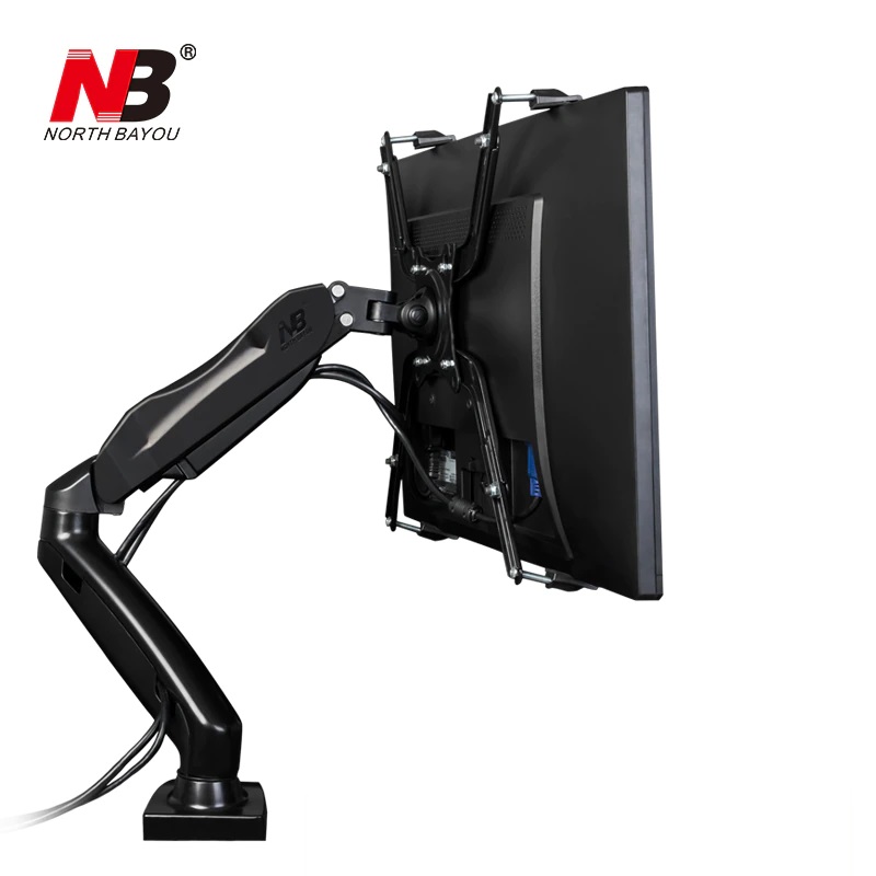 Bộ Kẹp Màn Hình NB-FP1 - Sử Dụng Cho Màn Hình Không Thiết Kế Lỗ Ốc VESA Treo Tường 2021 - Hàng Chính Hãng