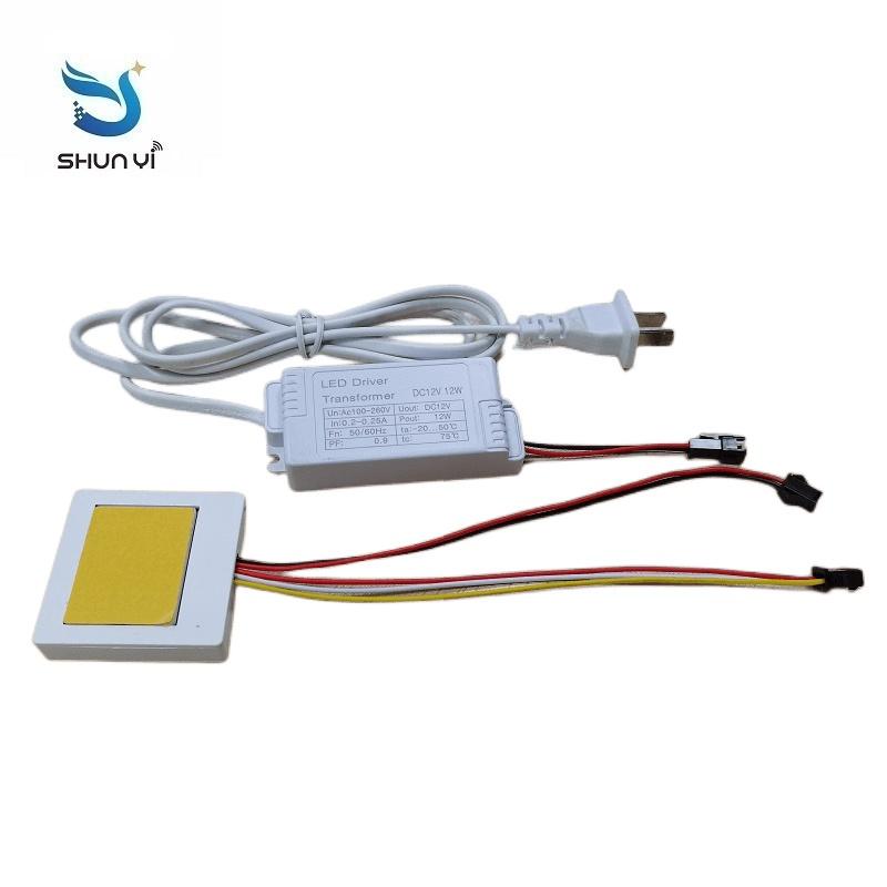 Công tắc cảm ứng gương dùng cho đèn led 1 màu, 3 màu.