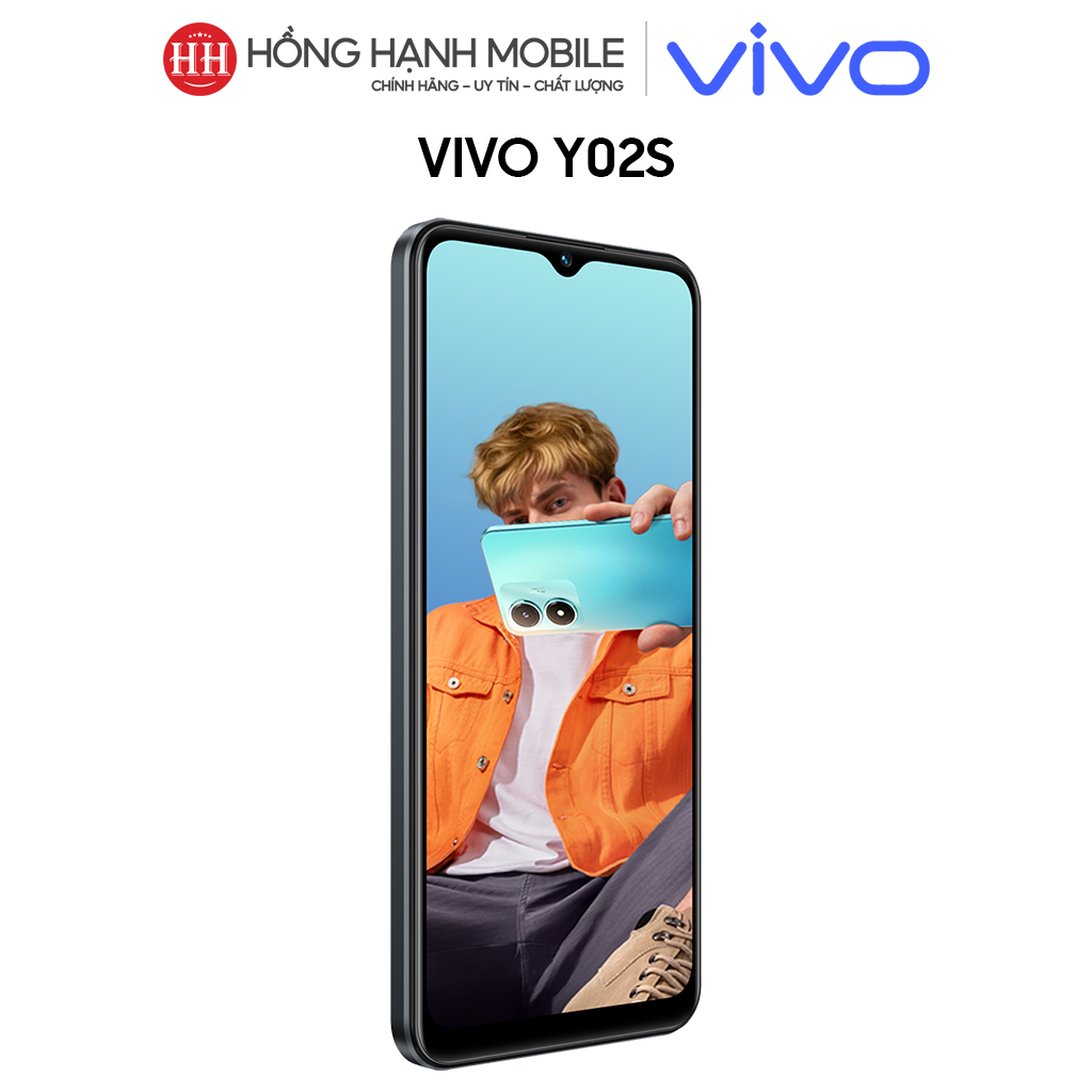 Điện Thoại Vivo Y02s 3GB/32GB - Hàng Chính Hãng