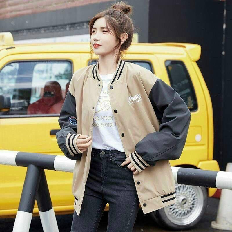 Áo khoác dù bomber FORM RỘNG