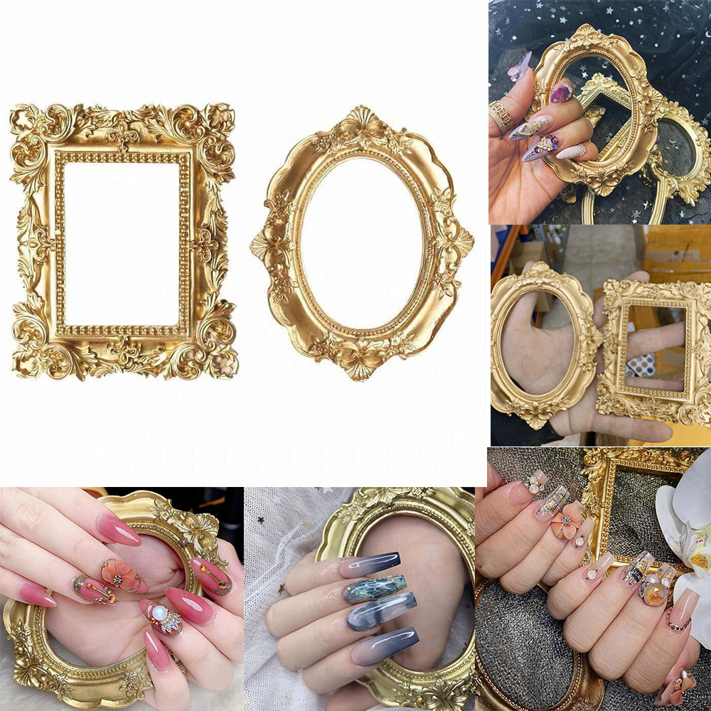 Khung Chụp Hình Nail, Phụ Kiện Tạo Các Bức Ảnh Móng Ấn Tượng, Màu Sắc Cổ Điển Và Sang Trọng, Kích Thước Nhỏ Gọn Dễ Sử Dụng, Độ Bền Cao