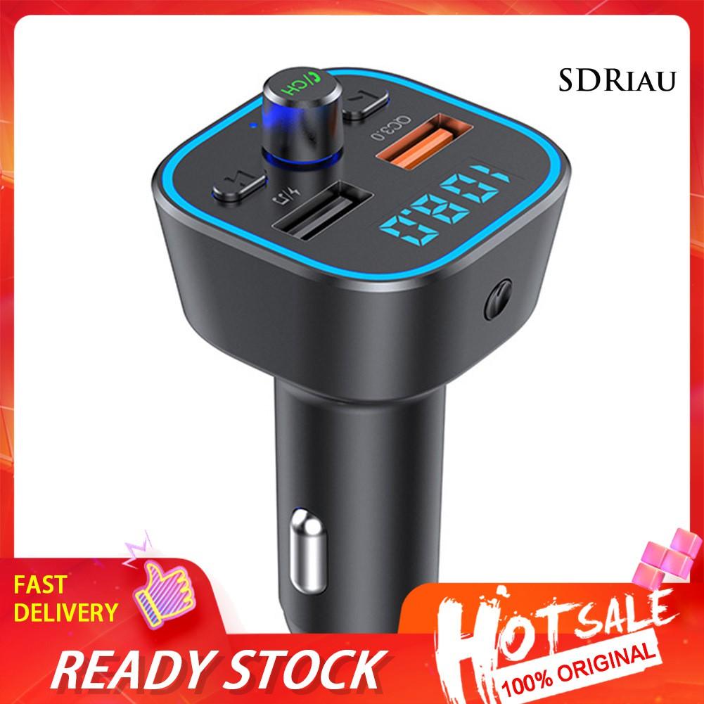 Tẩu Sạc Trên Xe Hơi Qcdz T35 Tích Hợp Máy Nghe Nhạc Mp3 Qc3.0