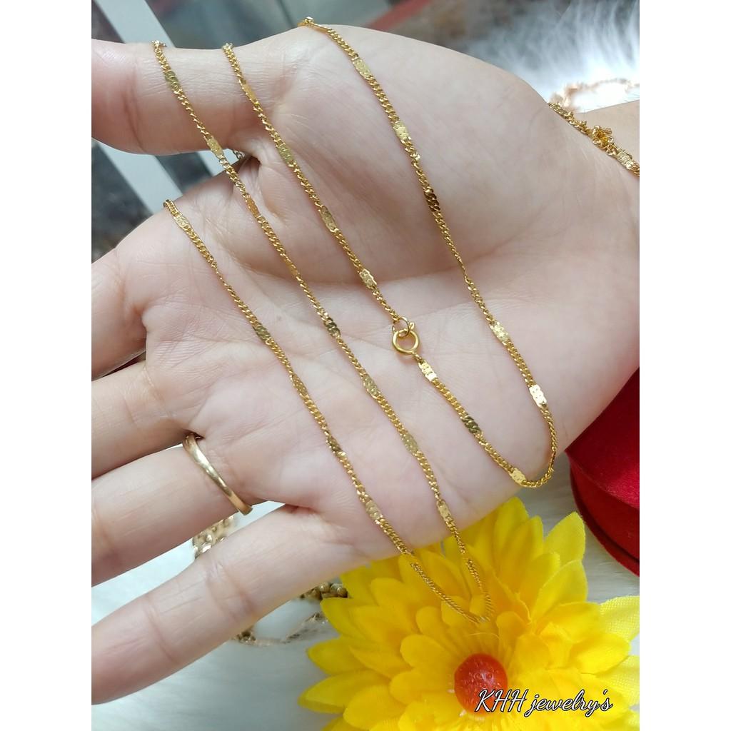Dây Chuyền Xích Dập Cao Cấp- Hàng chuẩn titanium dùng tắm rửa thoải mái không đen