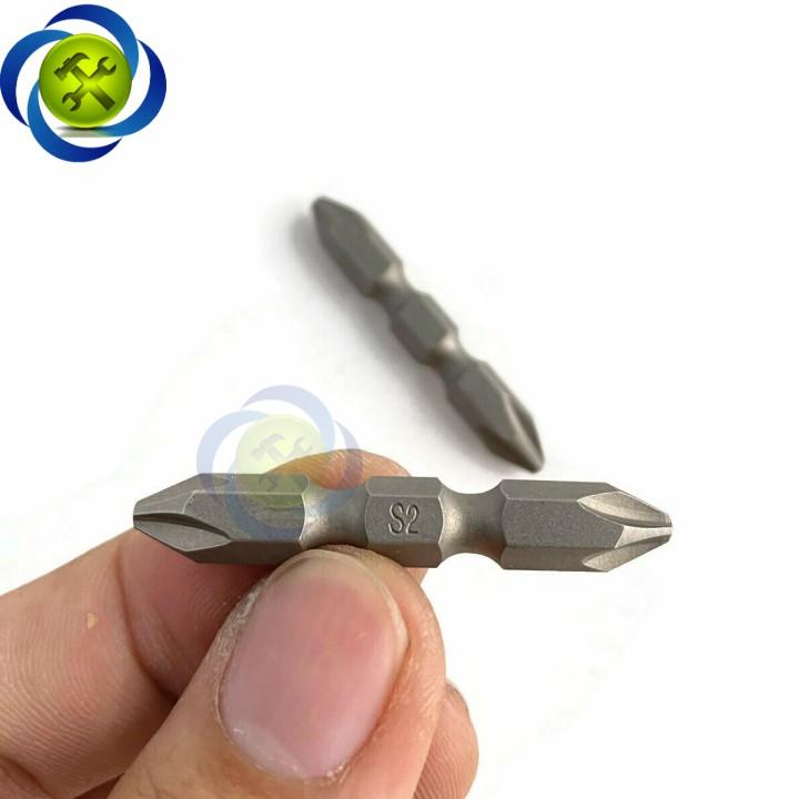 Mũi vặn vít 2 đầu PH2 Suretorq 1561-1002 PL màu xám dài 45mm