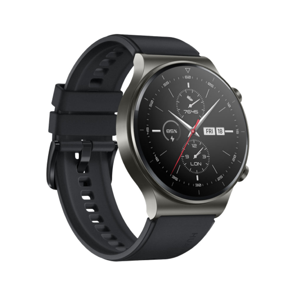 Đồng Hồ Thông Minh HUAWEI WATCH GT 2 Pro | Pin Liên Tục 2 Tuần | Sạc Không Dây | HUAWEI Share Onehop | Hơn 100 Chế Độ Tập Luyện | Hơn 200 Mặt Đồng Hồ Khác Nhau | Mặt Đồng Hồ Sapphire | Hàng Chính Hãng - Xám