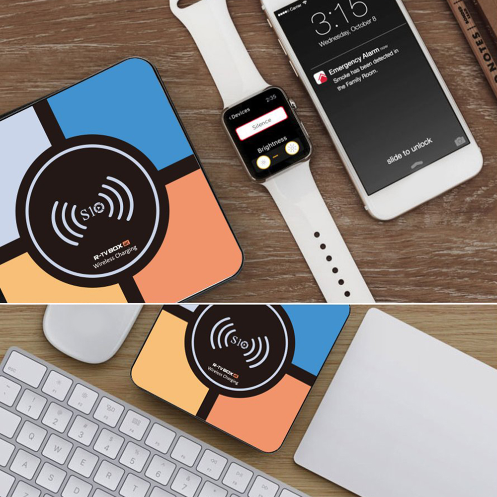 Hộp TV Box thông minh S10 Plus, mẫu Android 9.0, RK3328 Quad Core 64 bit UHD hỗ trợ 4K VP9 H.265 4GB / 32GB 2.4G WiFi, trình phát HD