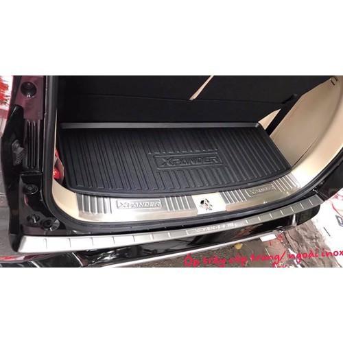 Chống trầy cốp trong ngoài DÀNH CHO Xe Mitsubishi Xpander - inox