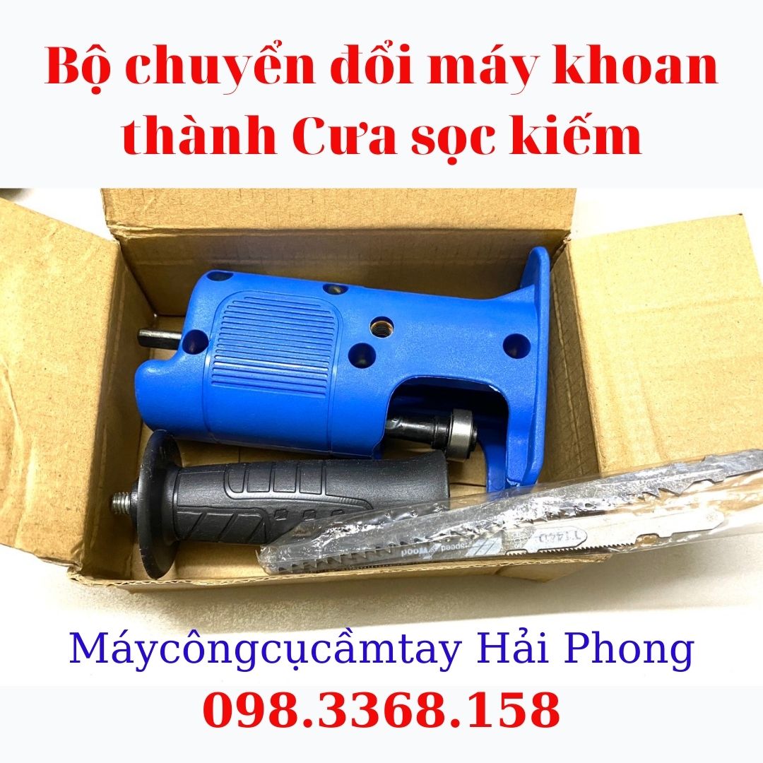 Bộ chuyển đổi máy khoan thành Máy Cưa Sọc Lọng