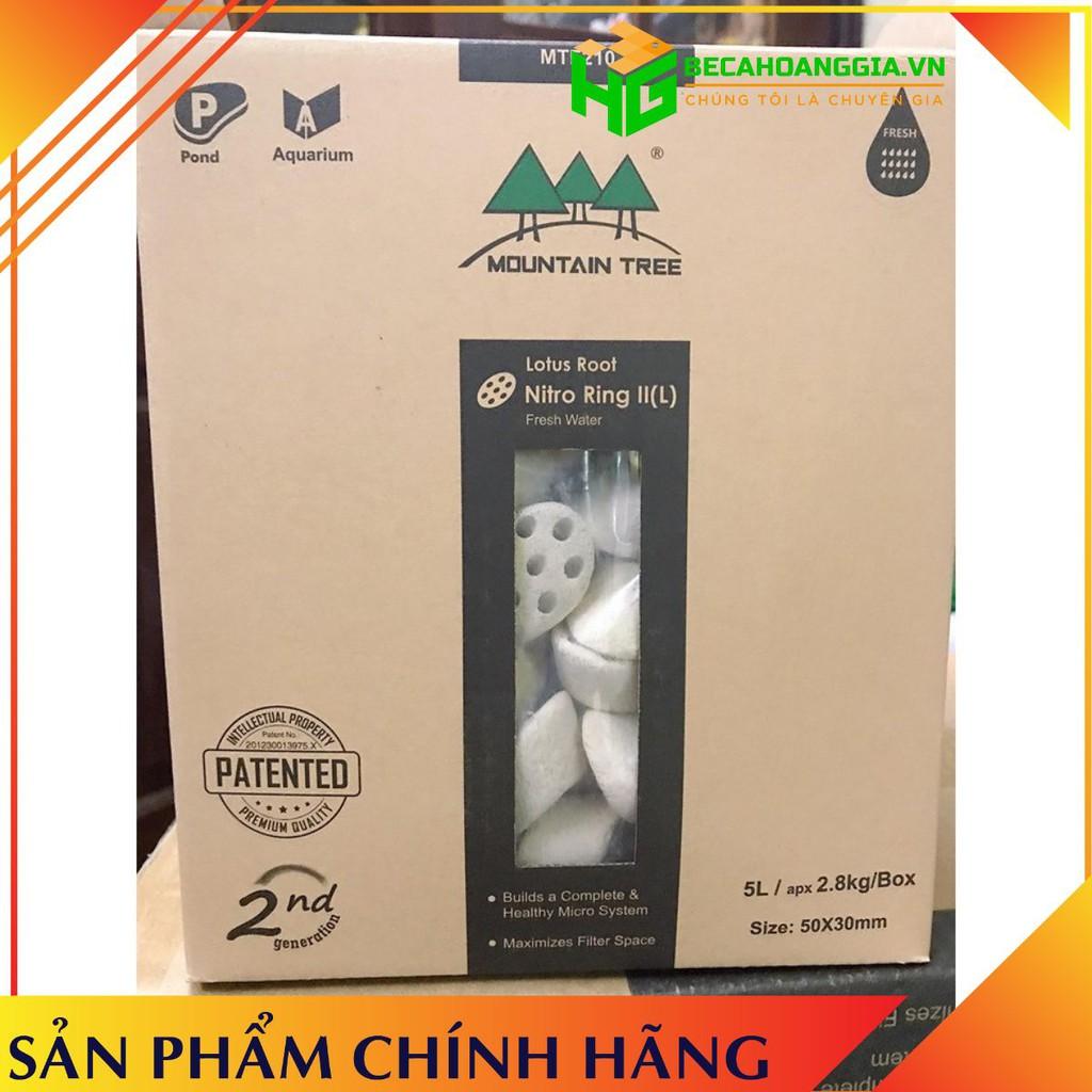 Sứ lọc Nitro Ring 2 Hình Củ Sen 1 LÍT) - Mountain Tree cho bể cá cảnh