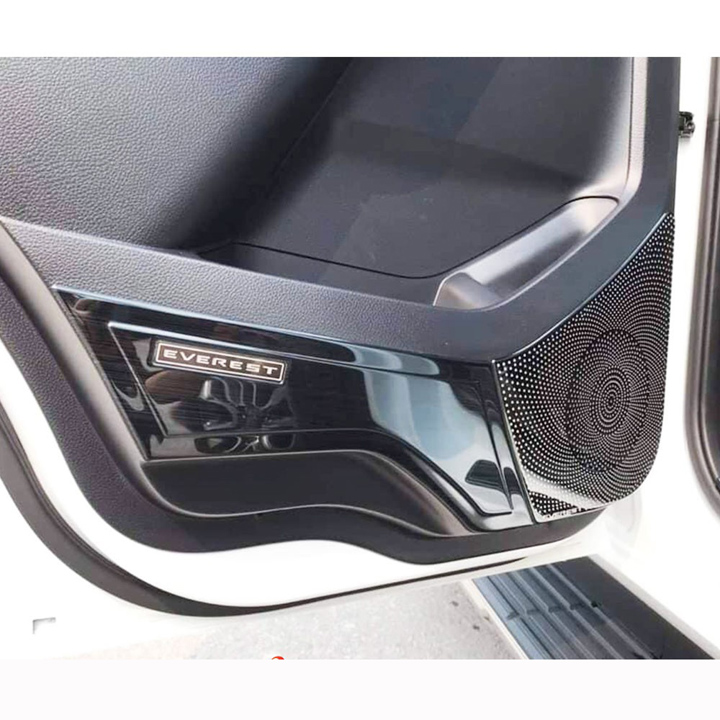 Bộ ốp Titan chống trầy xước Tapli, Táp li dành cho xe Ford Everest 2016-2019