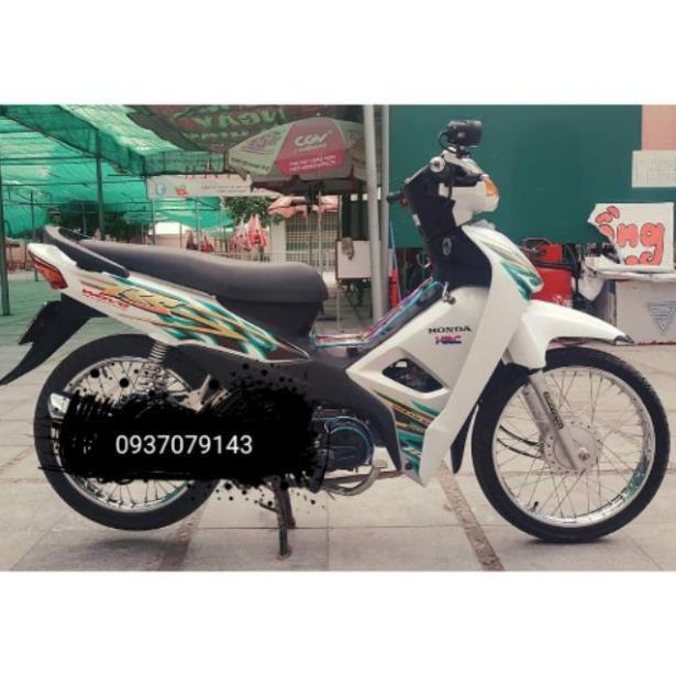 Tem rời xe wave 2017 dán xe trắng