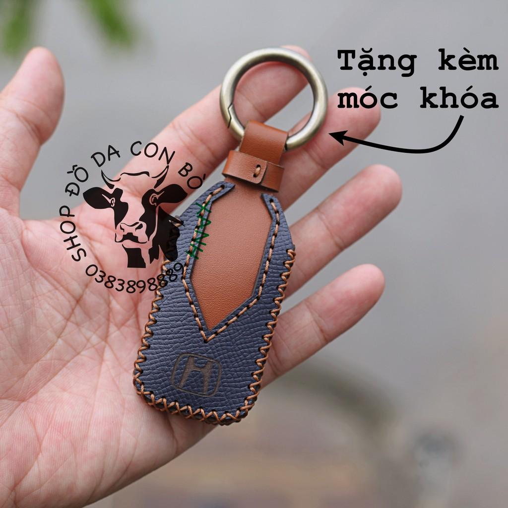 Bao da dành cho chìa khoá Honda City, CRV, CIVIC, ACCORD, CR-V mẫu Cavat handmade da thật 004