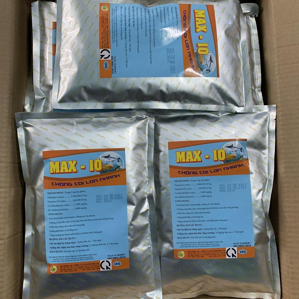 Combo 5 gói thuốc kích thích tăng trưởng, chống còi, vỗ béo Max - 10 dùng cho tôm cá