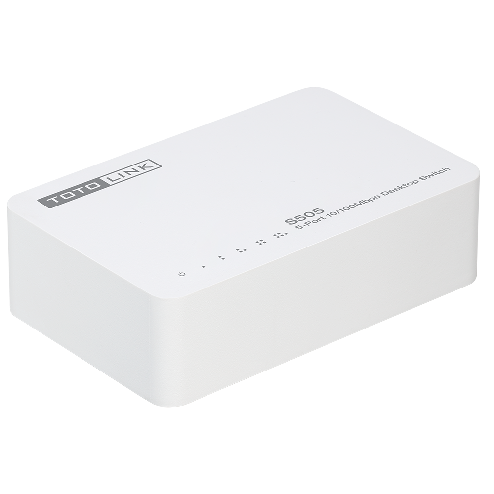 Bộ Chia Mạng 5 Cổng 100mbps Totolink S505 – Hàng Chính Hãng