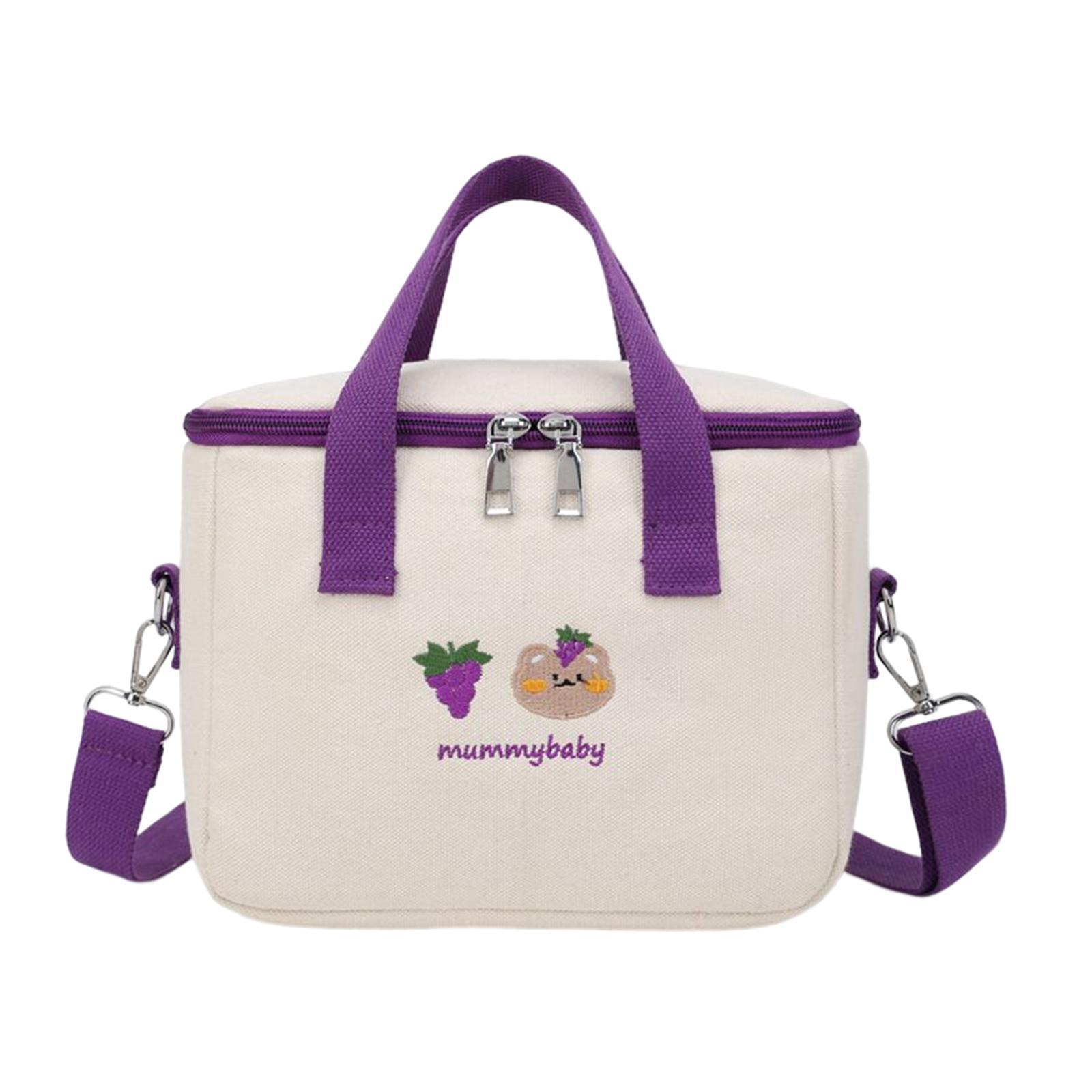 Portable lunch Storage Bag Insulated Lunch Box Keep Warm for Camping Children Adults