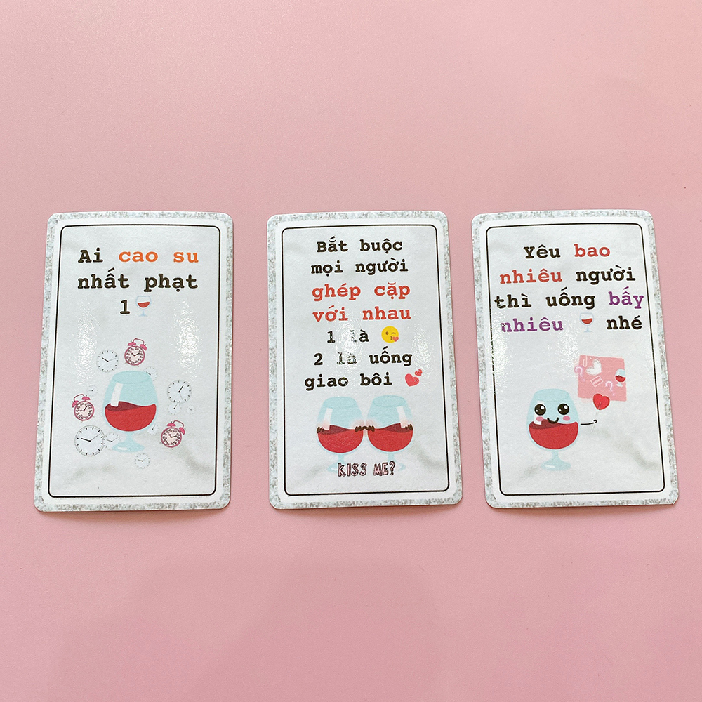 Bộ Bài Say Say Không Say Không Về 50 Lá Drinking Game Hot Trend Tụ Tập Làm Quen Trải Nghiệm Cùng Bạn Bè