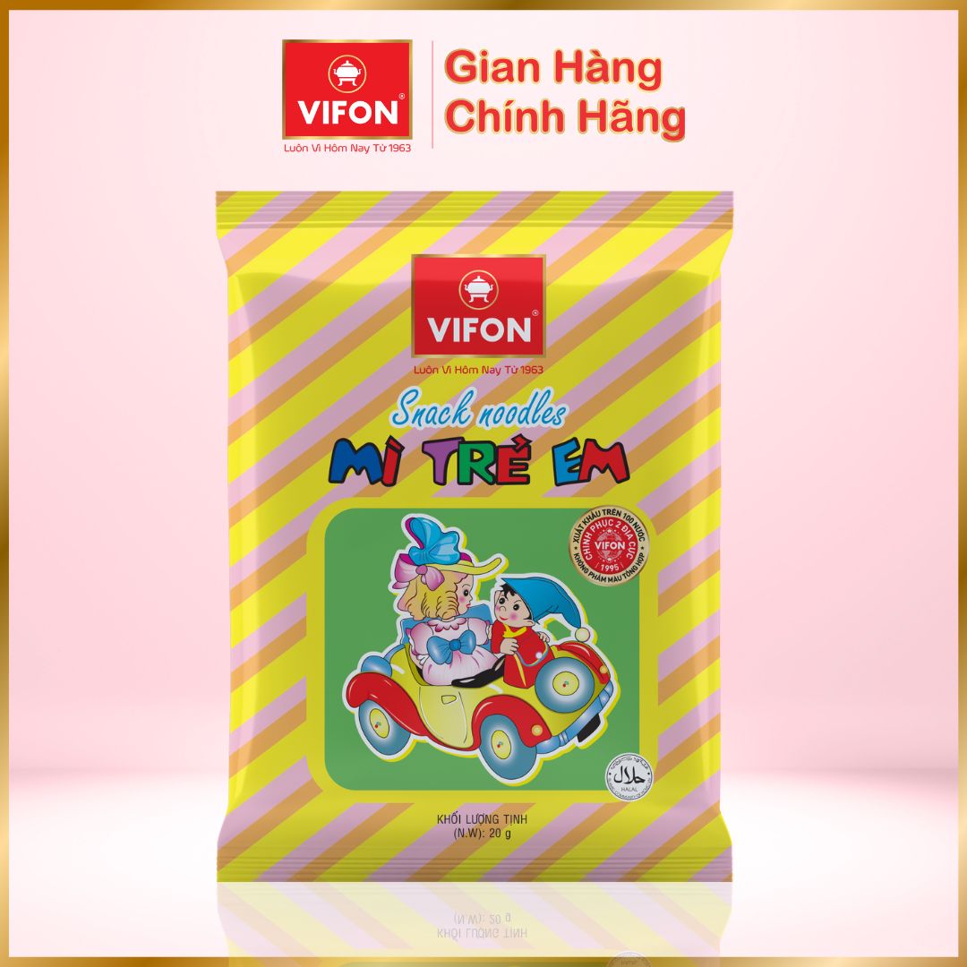 Thùng 200 Mì Trẻ Em VIFON (20g / Gói)