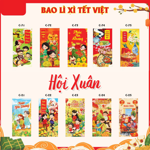 Bao Lì Xì 2023 Set 10 cái