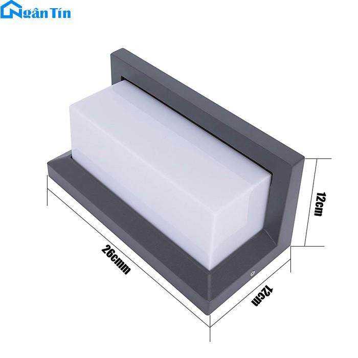 Đèn Led treo tường gắn tường ngoài trời trong nhà Led 10W