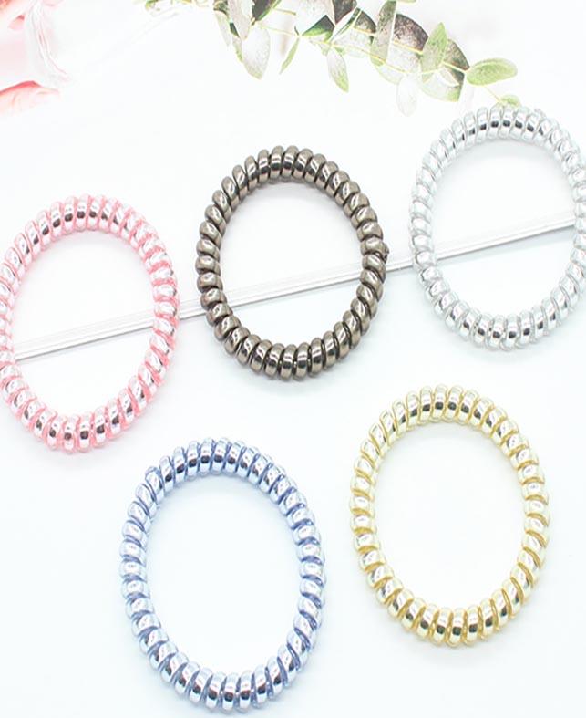 Hộp 10 dây cột tóc lò xo chất liệu phục hồi siêu tốt size nhỏ COT99n