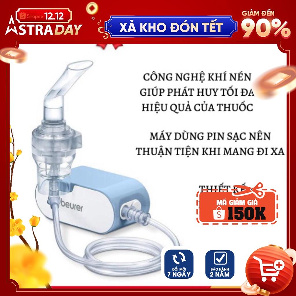 Máy xông mũi họng, máy xông khí dung Beuere IH60, công nghệ khí nén, thiết kế nhỏ gọn và hiện đại