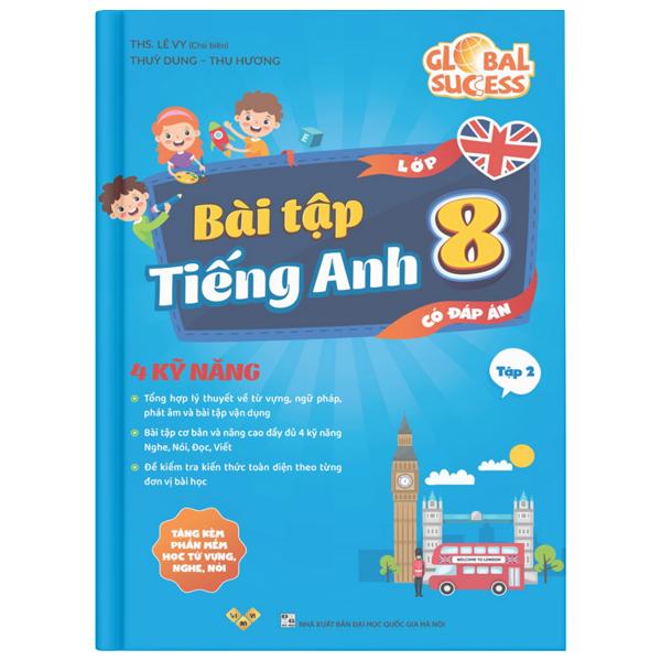 Sách - Global Success - Bài Tập Tiếng Anh 8 - Tập 2 (Có Đáp Án)