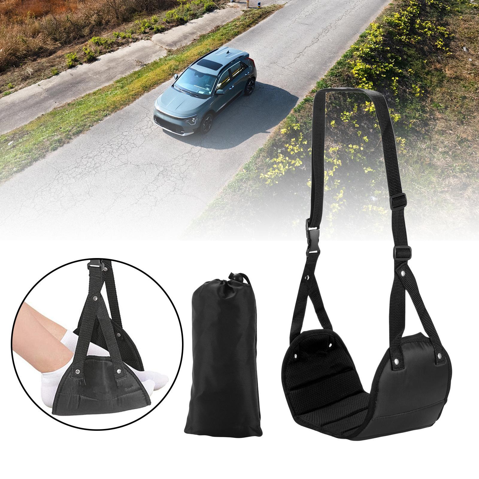 Airplane Footrest Foot Heel Hammock Travel Foot Rest  Accessories Comfort Footrest Hammock Leg Rest for Home Office Flying Trip