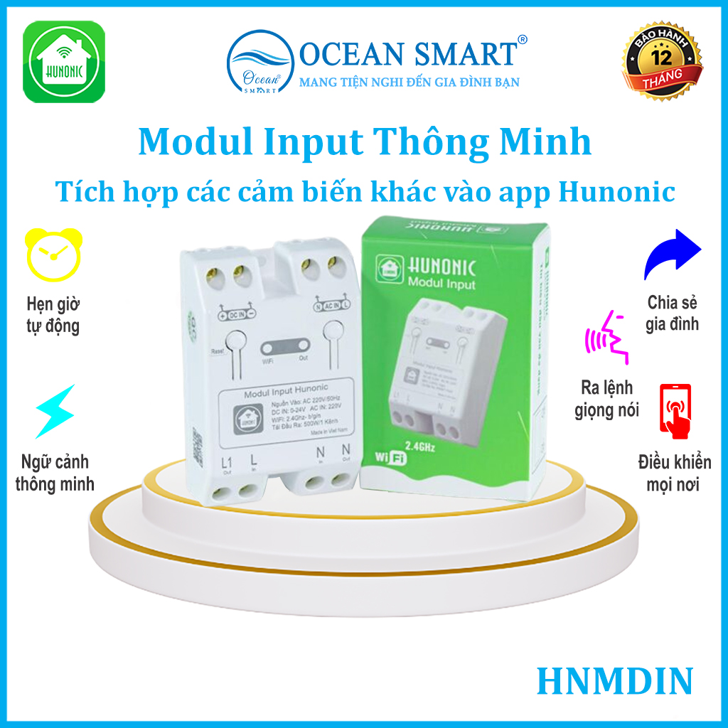 Modul Input Hunonic, Giải Pháp Đầu Vào Cảm Biến Thông Minh Và Đa Dạng - HNMDIN