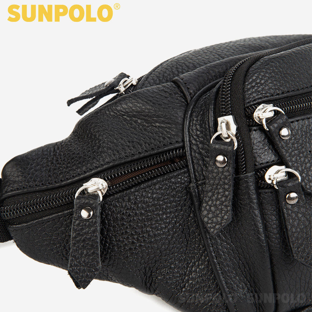 Túi Bao Tử Nam Da Bò Cao Cấp SUNPOLO SBT106