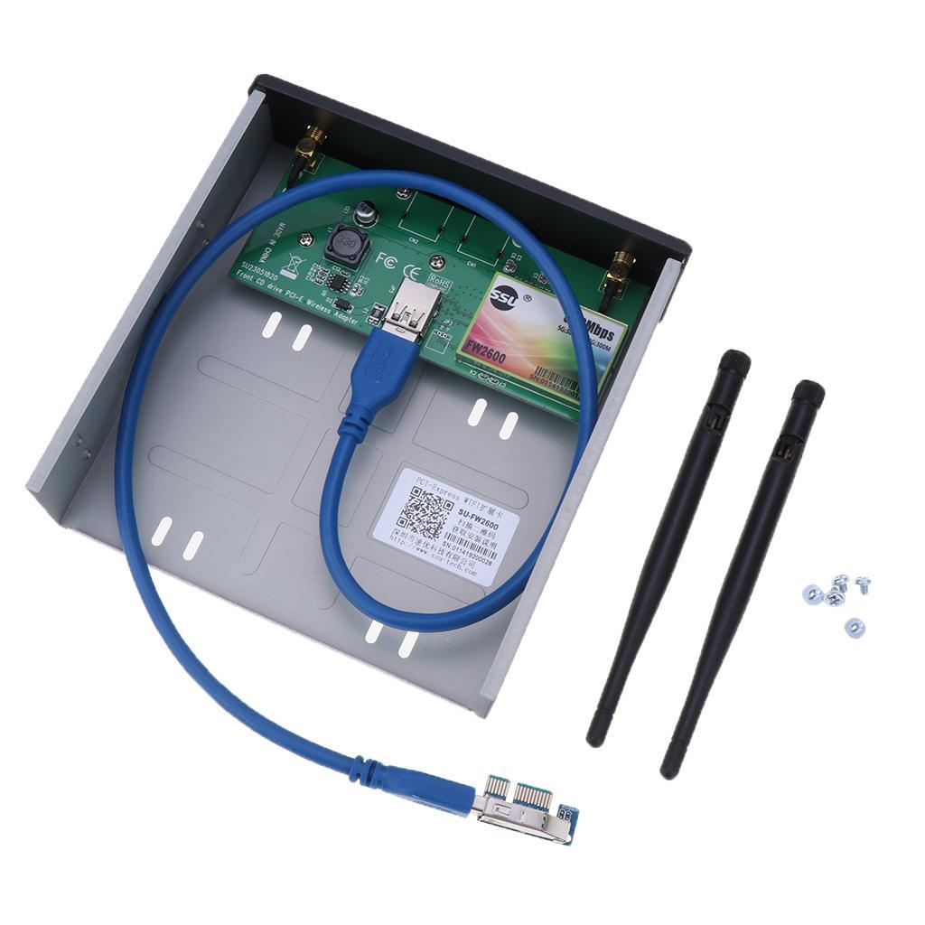 600Mbps WIFI WLAN Card Desktop WIFI WLAN Card Network Adapter for Windows