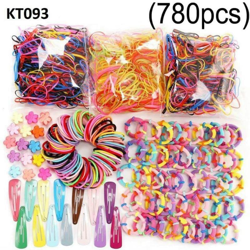 sét Kẹp tóc 780 chi tiết cho bé