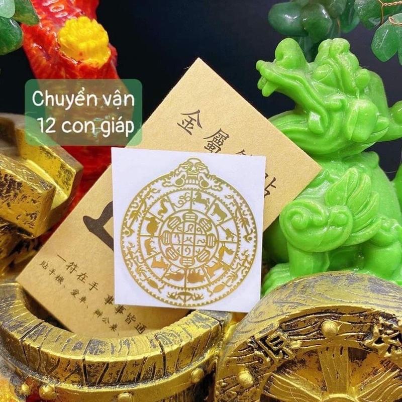 Miếng Dán Điện Thoại May Mắn Tài Lộc Phù Hợp Dán Tất Cả Các Dòng Điện Thoại Đẹp Lung Linh