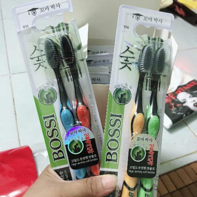 Bộ Bàn Trải Đánh Răng Than Tre