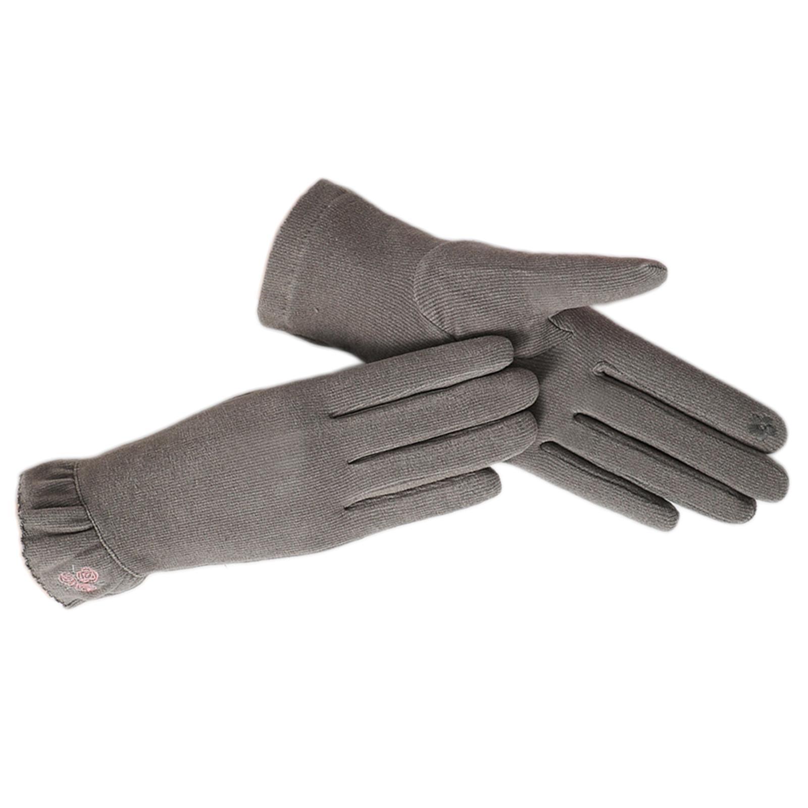 Women Winter Gloves Touchscreen Windproof Thermal Cold Weather Gloves for Running Cycling Hiking