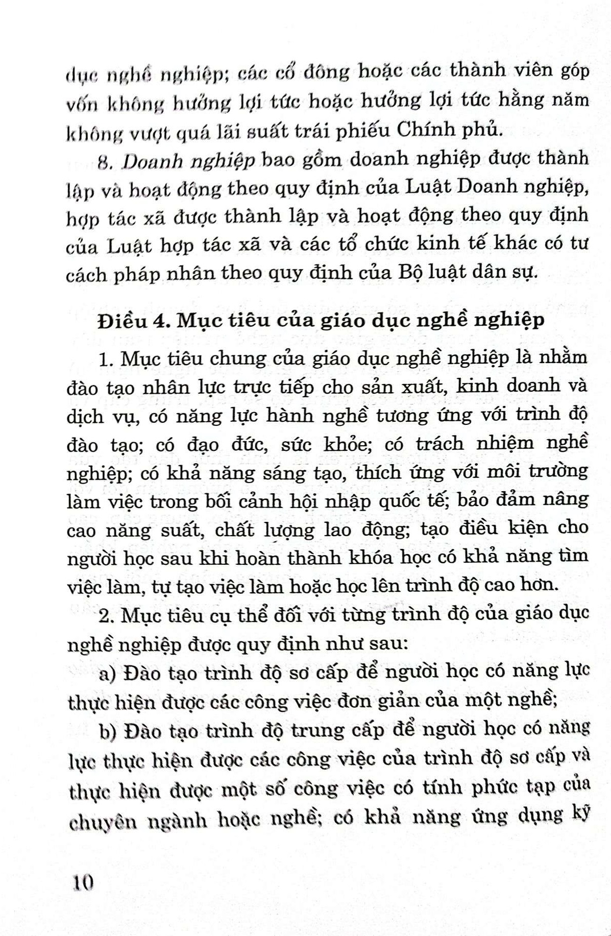 Luật giáo dục nghề nghiệp và văn bản hướng dẫn thi hành