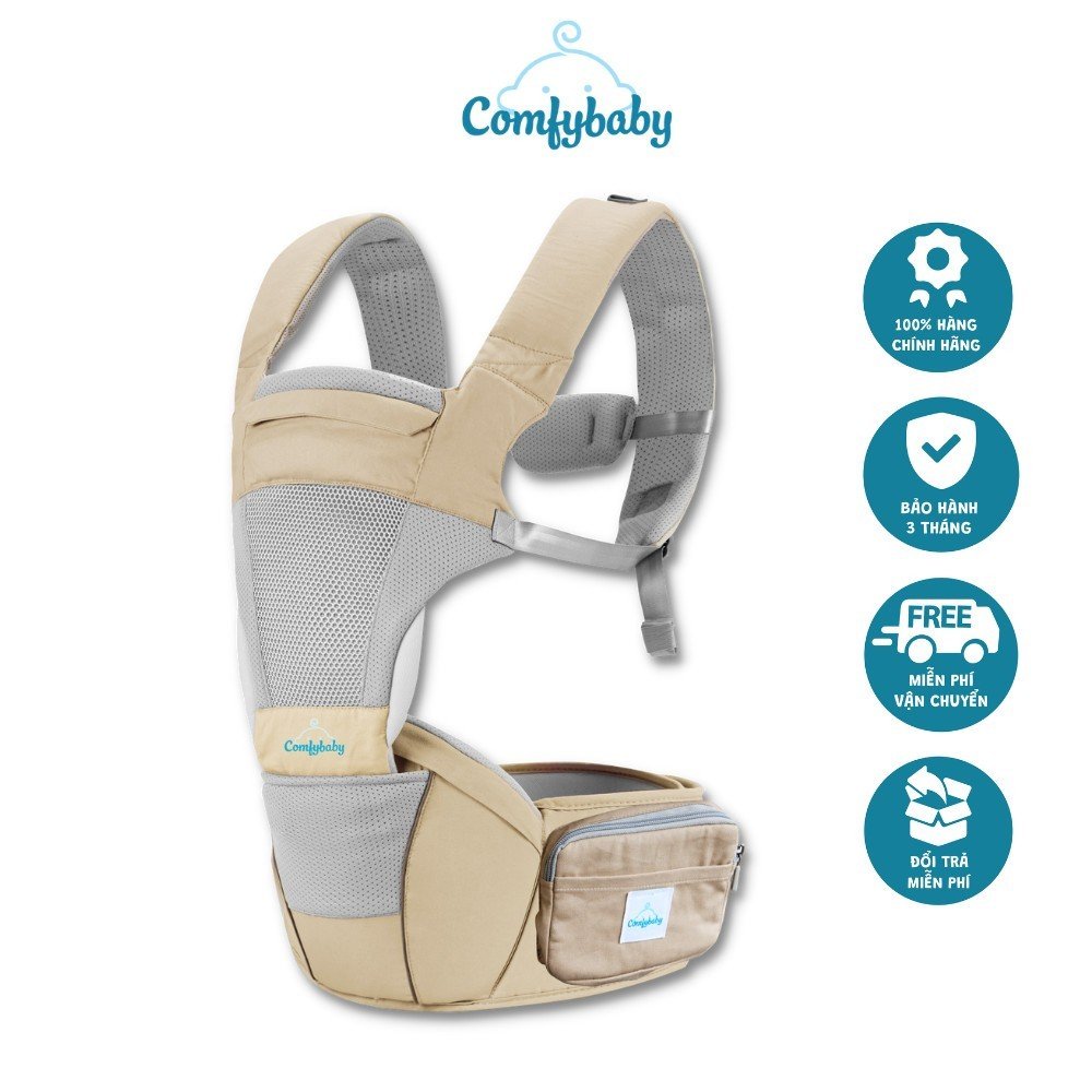 Địu ngồi cao cấp 4 tư thế 2 trong 1 Comfybaby CF818