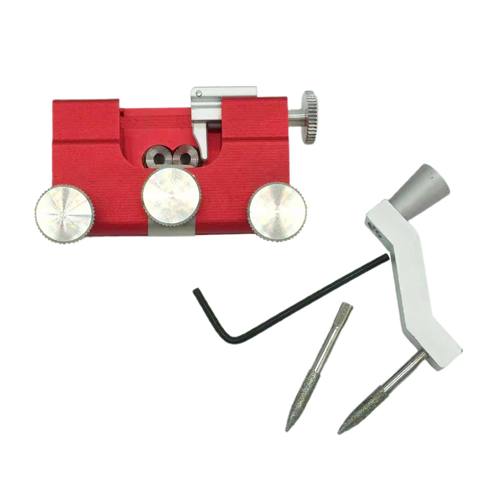 2 Set Manual Chainsaw Sharpener Kit with 2x Grinding Head for Chainsaw