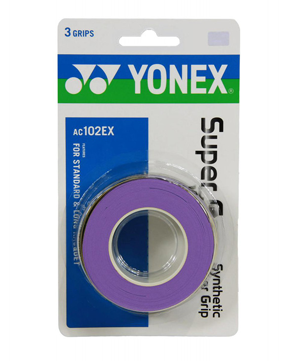 Quấn Cán Vợt Cầu Lông Tennis AC102 EX - Cực Bám Tay, Cực Êm, Màu Sắc Rực Rỡ, Sử Dụng 3 Lần