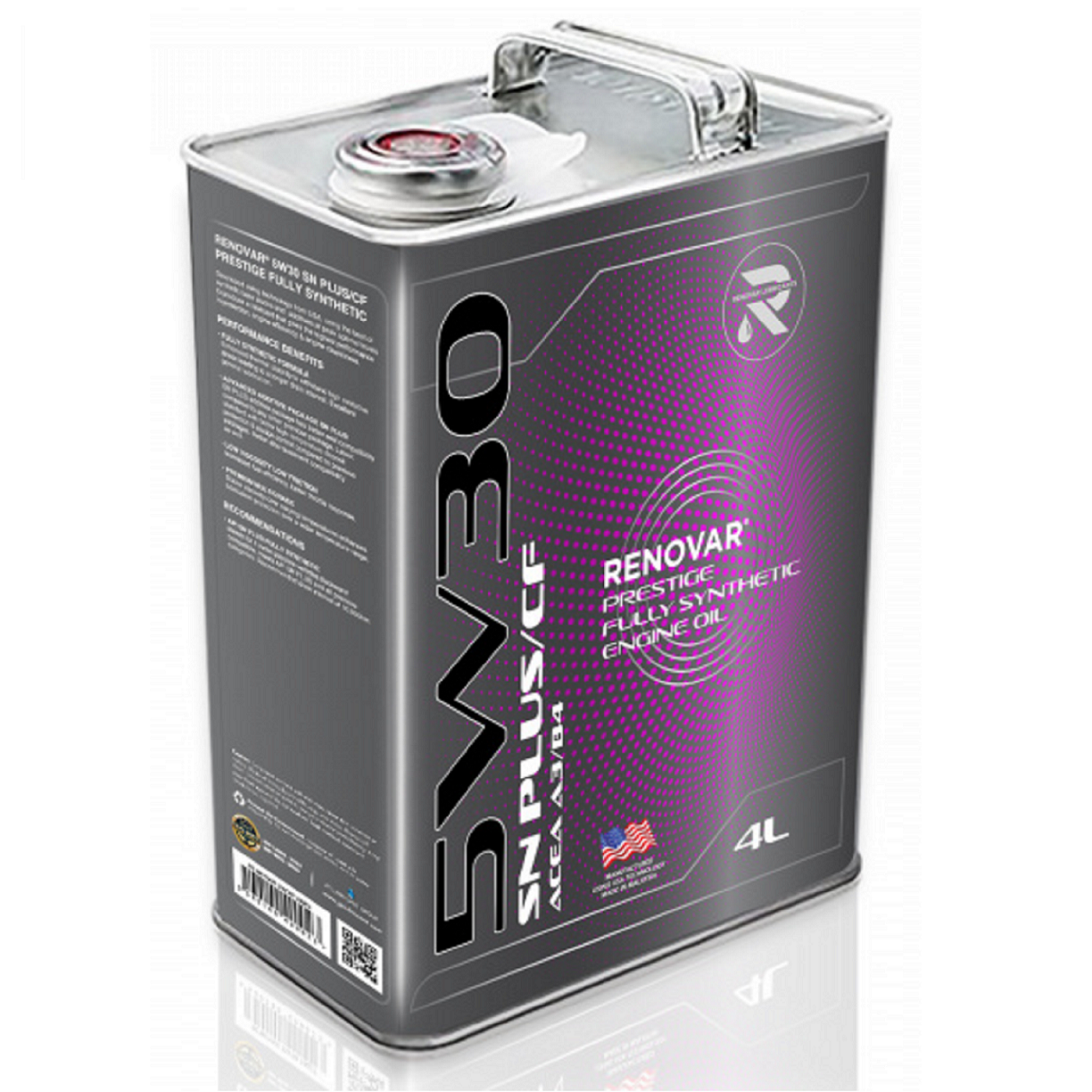 Dầu nhờn động cơ Renovar 5W30 SN Plus/CF