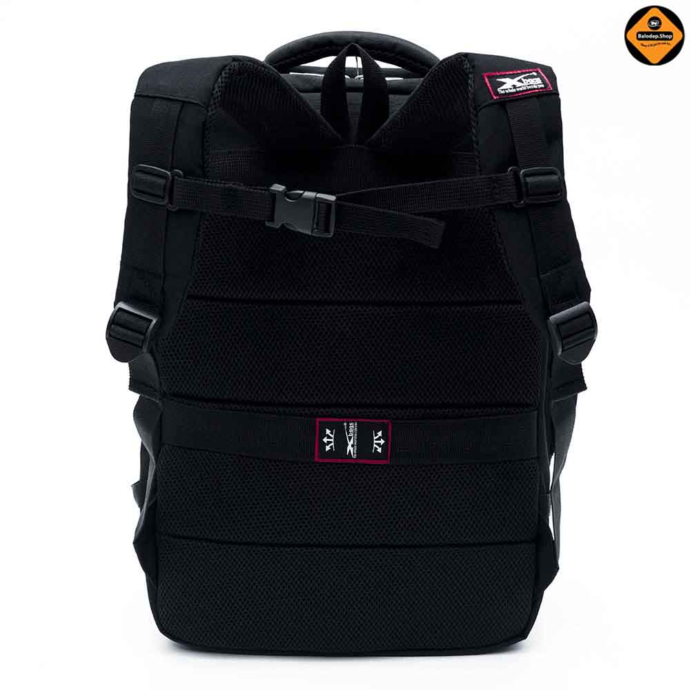 Balo du lịch cỡ lớn Leader Pro đa năng Xbags XB2010 màu đen đựng laptop 17 inch cao cấp