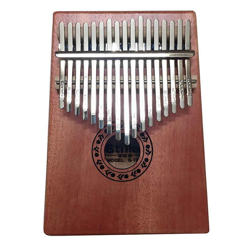 Đàn Kalimba Woim cao cấp 17 phím, Thumb Piano 17 keys - Gỗ Hồng Đào 2019 Tặng kèm khóa học miễn phí