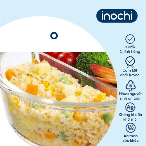 Hộp thuỷ tinh tròn Inochi - Nikko 950 ml