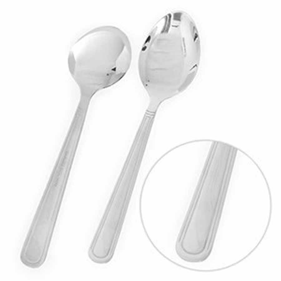 2 bộ muỗng inox sáng bóng, sang trọng - Hàng Nội Địa Nhật