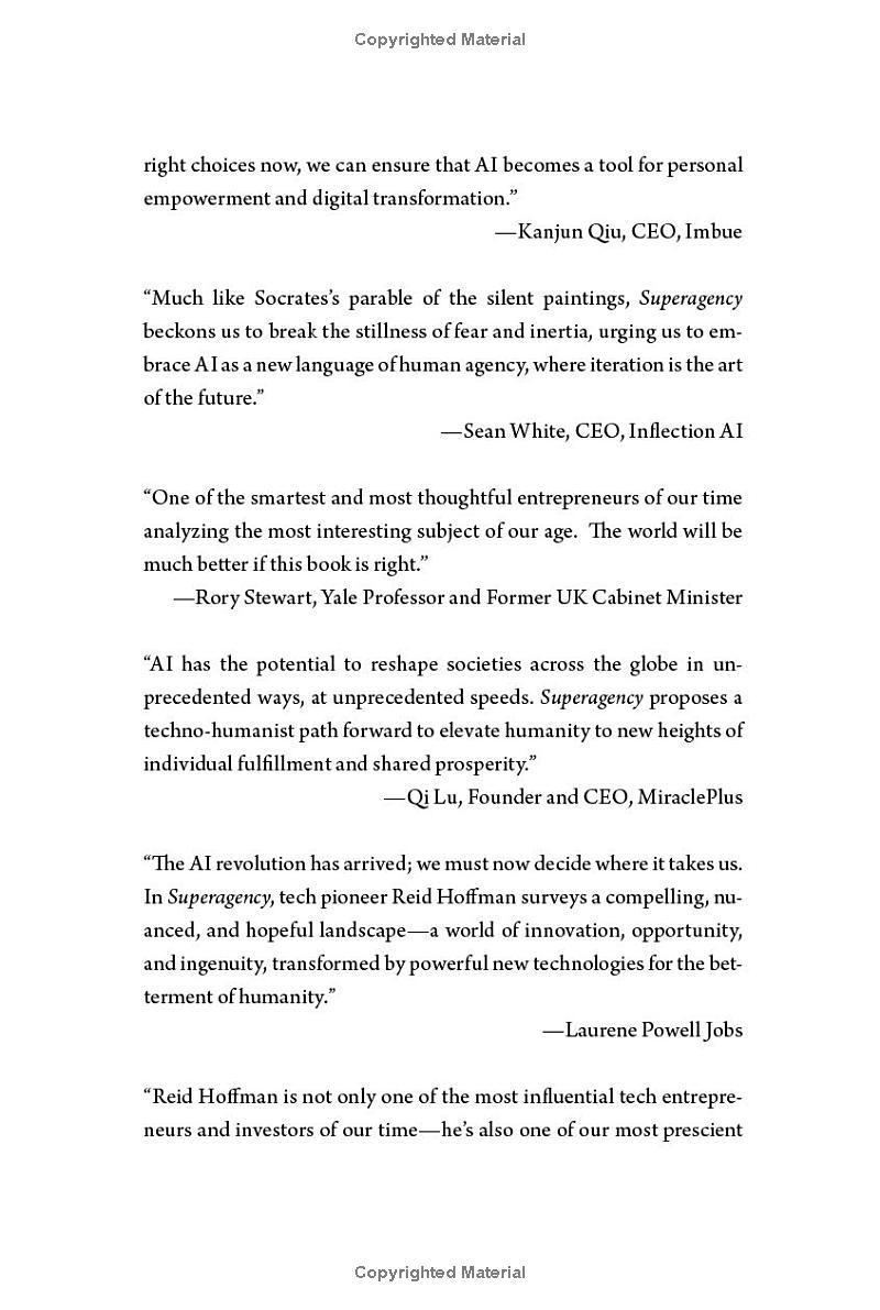 Sách ngoại văn: Superagency - What Could Possibly Go Right With Our AI Future