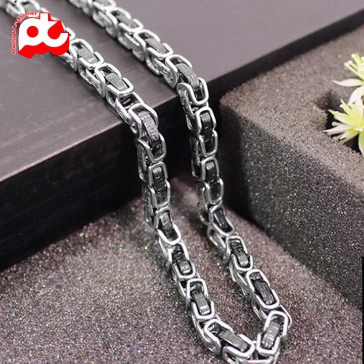 Dây Chuyền Nam Inox Cực Ngầu 5mm, Dây Chuyền Nam Không Phai Màu