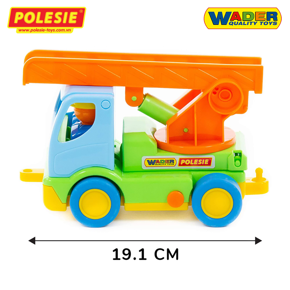 Xe Tải Cứu Hỏa Hali Đồ Chơi, Đồ Chơi Giáo Dục Châu Âu, An Toàn, Phát Triển Tư Duy Sáng Tạo Cho Bé - Polesie Toys 3225