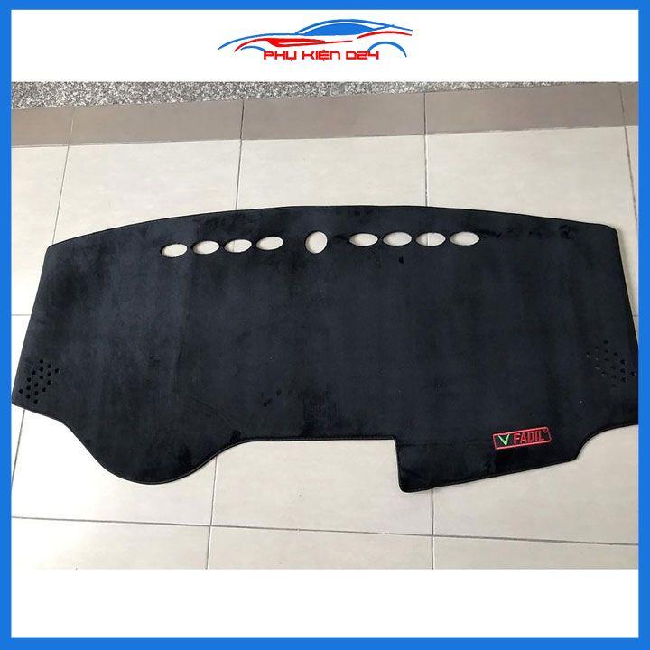 Thảm taplo nhung Vinfast Fadil 2019-2020-2021-2022 chống nắng nóng làm mát xe mở rộng tầm nhìn