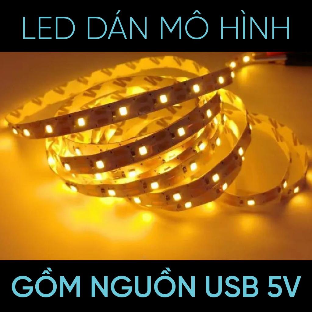 Dây Led Dán Mô hình - Chế Mô Hình, Có sẵn dây USB 5V